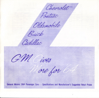 GM gives more for 1964